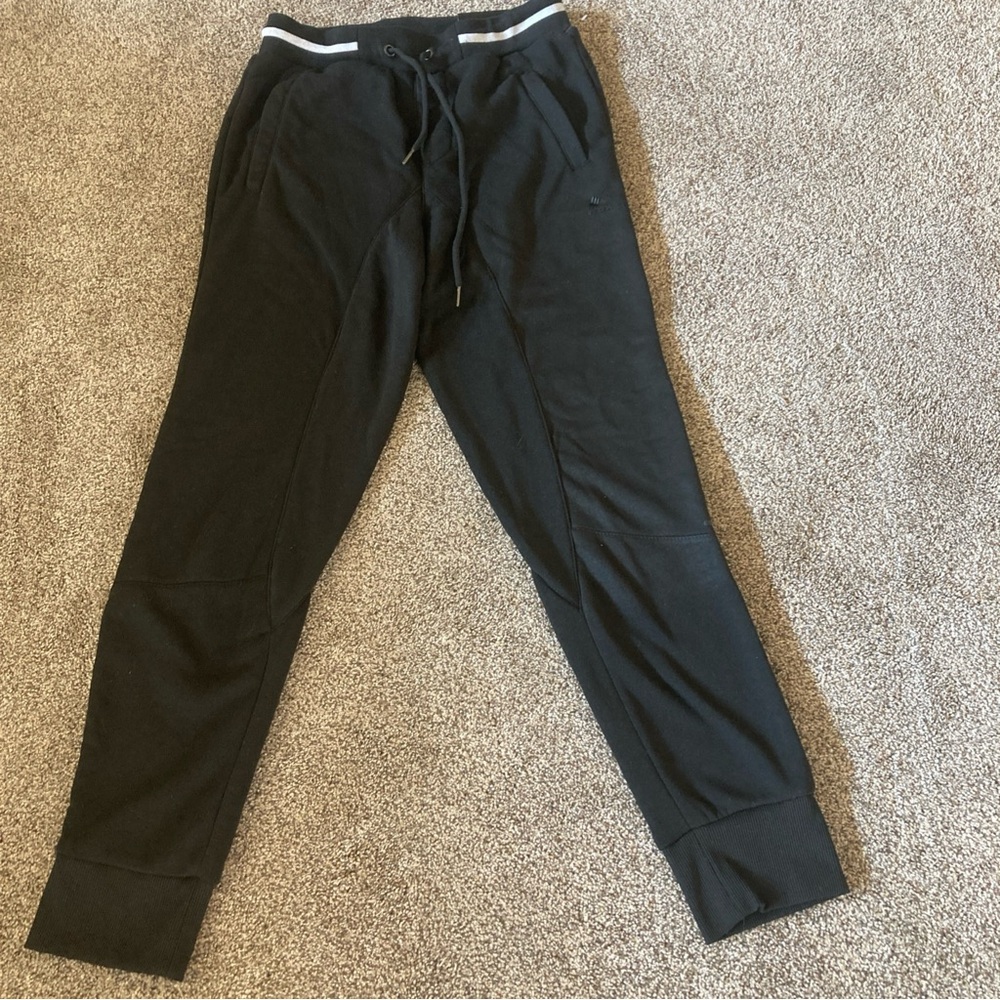 RBX Mens Live Life Active Sweatpants Black Tapered Jogger Style Size S NWT